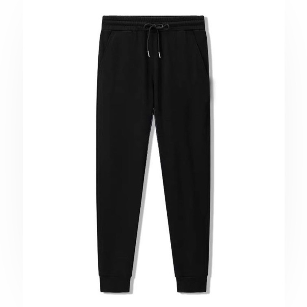 Fair Men Size Medium (31” X 29”) Versace Drawstring Joggers In Black 100% Cotton